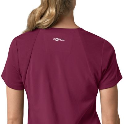 Image showing 6 th Carhartt Women's Force Cross-Flex Flex Panel V-Neck Scrub Top