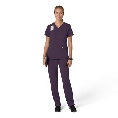 Image showing  Women's Force Cross-Flex Flex Panel V-Neck Scrub Top