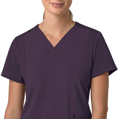 Image showing  Women's Force Cross-Flex Flex Panel V-Neck Scrub Top