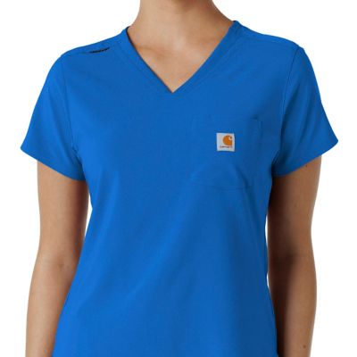 Image showing  Women's Force Cross-Flex Tuck-In Scrub Top