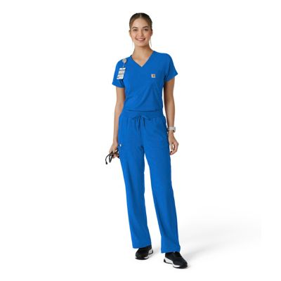 Image showing  Women's Force Cross-Flex Tuck-In Scrub Top