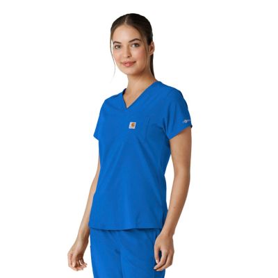 Image showing  Women's Force Cross-Flex Tuck-In Scrub Top