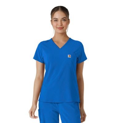 Image showing  Women's Force Cross-Flex Tuck-In Scrub Top
