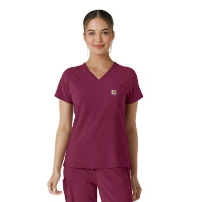 Image showing  Women's Force Cross-Flex Tuck-In Scrub Top