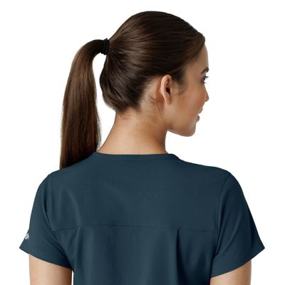 Image showing 6 th Carhartt Women's Force Cross-Flex Tuck-In Scrub Top
