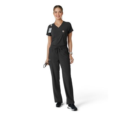 Image showing  Women's Force Cross-Flex Tuck-In Scrub Top