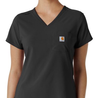 Image showing  Women's Force Cross-Flex Tuck-In Scrub Top