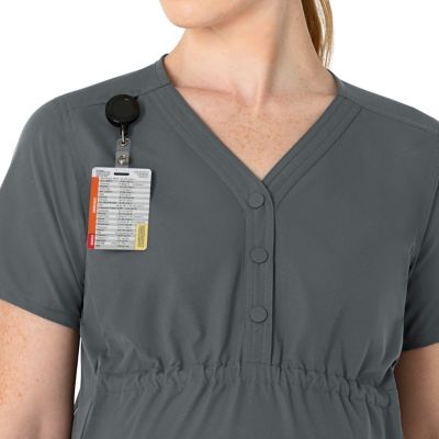 Image showing  Force Essentials Henley Maternity Scrub Top