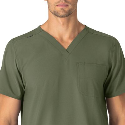 Image showing  Force Essentials Unisex V-Neck 6-Pocket Scrub Top
