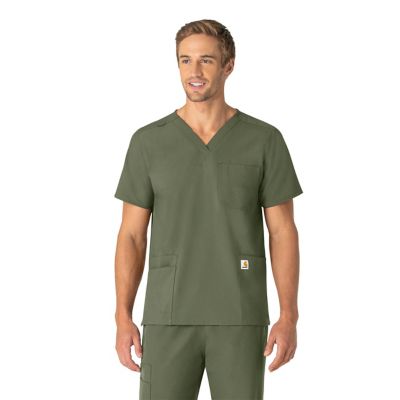 Carhartt Force Essentials Unisex V-Neck 6-Pocket Scrub Top