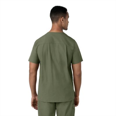 Image showing  Force Essentials V-Neck Shirttail Scrub Top