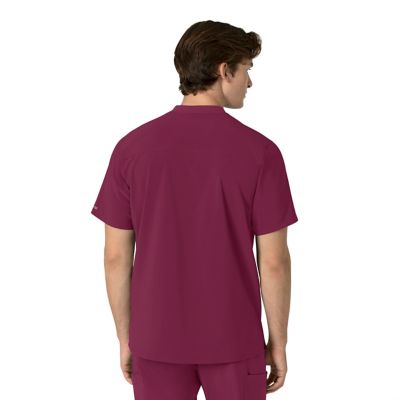 Image showing  Force Cross-Flex Henley Scrub Top