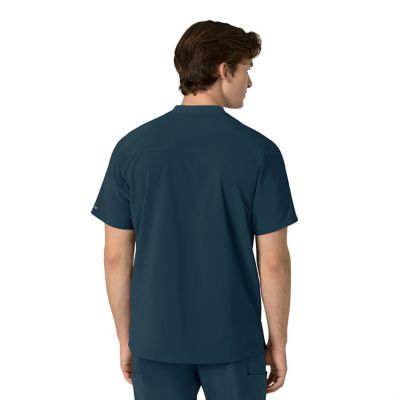 Image showing  Force Cross-Flex Henley Scrub Top