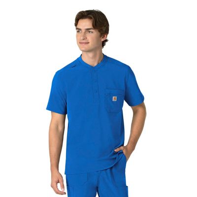Carhartt Force Cross-Flex Henley Scrub Top
