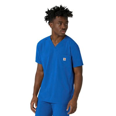 Image showing 0 th Carhartt Force Cross-Flex V-Neck Scrub Top
