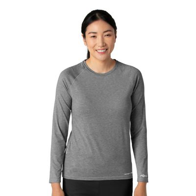 Image showing 0 th Carhartt Women's Force Sub-Scrubs Performance Long Sleeve Tee