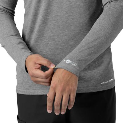 Image showing 6 th Carhartt Men's Force Sub-Scrubs Performance Long Sleeve Tee