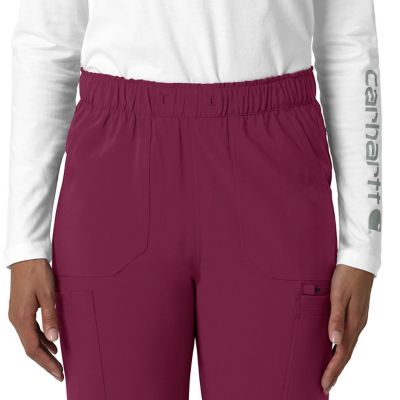 Image showing  Women's Force Cross-Flex Straight Leg Cargo Scrub Pant
