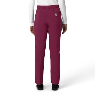 Image showing 1 th Carhartt Women's Force Cross-Flex Straight Leg Cargo Scrub Pant
