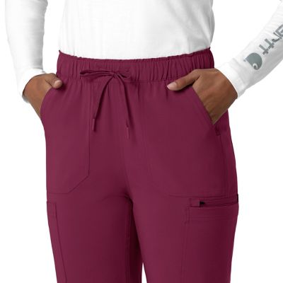 Image showing 7 th Carhartt Women's Force Cross-Flex Straight Leg Cargo Scrub Pant