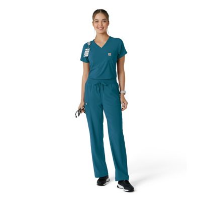 Image showing  Force Cross-Flex Boot Cut Scrub Pant