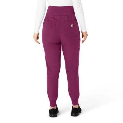 Image showing 1 th Carhartt Women's Force Essentials Maternity Jogger Scrub Pant
