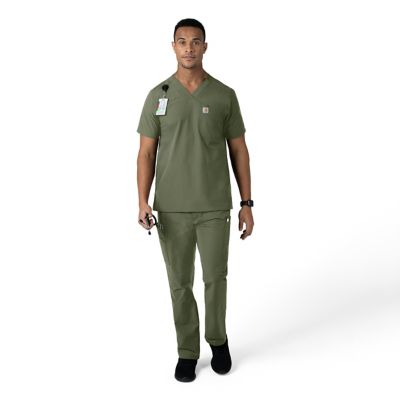 Image showing  Force Essentials Straight Leg Cargo Scrub Pant