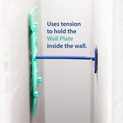 Image showing  5.5 in. x 6 in. Inside Wall Plastic Drywall Repair Patch Anchor