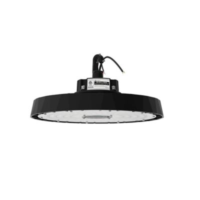 Infibrite 10 in 150 Watt 5000K Integrated LED Dimmable UFO High Bay Light 24,000 Lumen Wet Rated AC100-277V DLC Listed