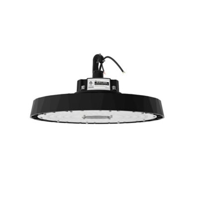 Infibrite 12 in 200 Watt 5000K Integrated LED Dimmable UFO High Bay Light 32,000 Lumen Wet Rated AC100-277V DLC Listed