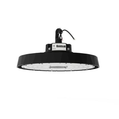 Infibrite 14 in 320 Watt 5000K Integrated LED Dimmable UFO High Bay Light 51,200 Lumen Wet Rated AC100-277V DLC Listed