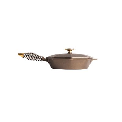 Image showing  FINEX 8 in. Cast Iron Skillet with Lid