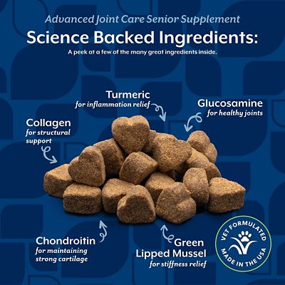 Image showing  Senior Advanced Joint Health Supplement Soft Chews for Dogs