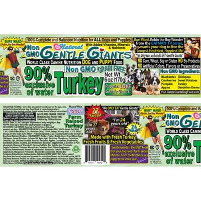 Image showing  All Life Stages Natural Non-GMO Turkey Wet Dog Food, 6 oz., 24 pk.