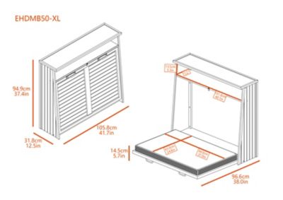 Image showing  Dog Murphy Bed