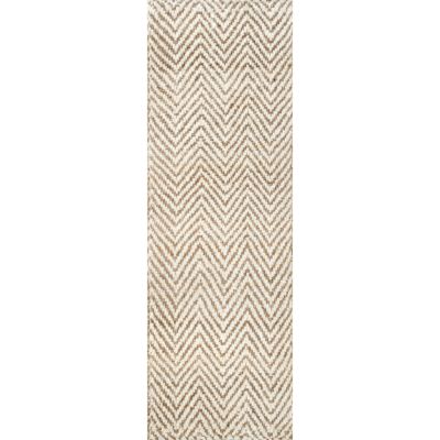 nuLOOM Vania Chevron Jute Area Rug