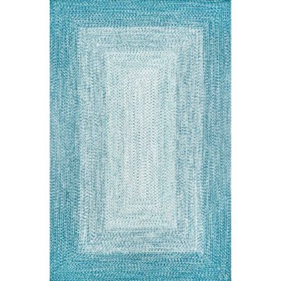 nuLOOM Jayda Braided Ombre Indoor/Outdoor Area Rug