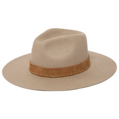 San Diego Hat Company Loretta - Women's Wool Felt Stiff Brim Fedora, Wfh8251