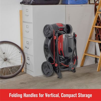 Image showing 8 th PRORUN 60V 21-in. Steel Deck Cordless Push Lawn Mower with 2.5 Ah Battery and Charger