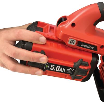 Image showing 9 th PRORUN 190 MPH/810 CFM 60V Cordless Handheld Leaf Blower, Battery and Charger Included