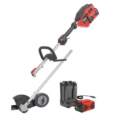 PRORUN 60V Cordless Attachment Capable Powerhead - Edger Kit with 2.5 Ah Battery and Charger