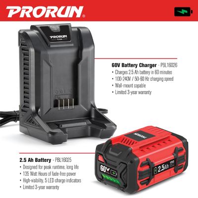 Image showing  60V Cordless Attachment Capable Powerhead - Pole Saw Kit with 2.5 Ah Battery and Charger