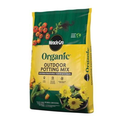 Image showing 5 th Scotts Miracle-Gro Organic Outdoor Potting Mix, 25 qt.