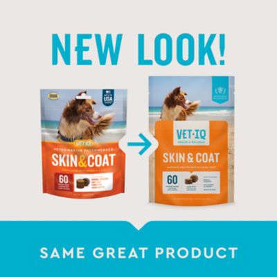 Image showing  Skin & Coat Supplement for Dogs, Hickory Smoke Flavored Soft Chew