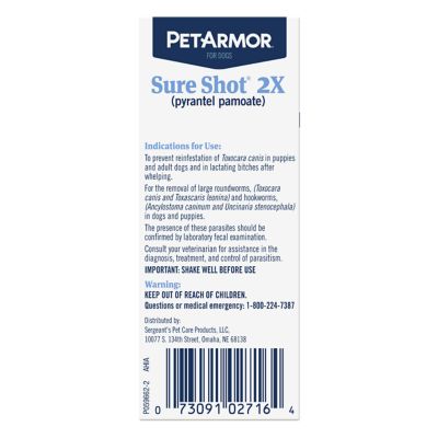 Image showing  Sure Shot Liquid Dewormer Dog, 2 oz.