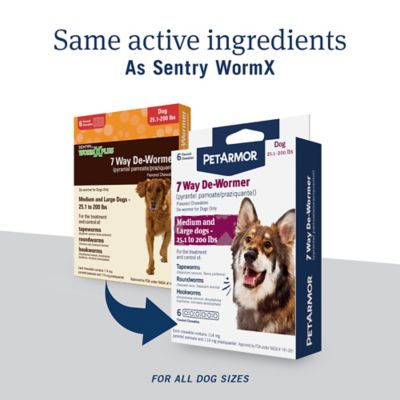 Image showing  7 Way DeWormer For Small Dogs, 6 ct.