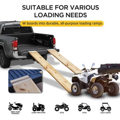 Image showing  1500 lb. Aluminum Ramp Top 8 in. Plank