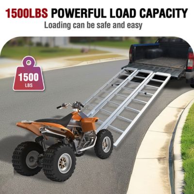 Image showing  1500 lb. Tri-Fold Almnm Ramp 69 in. x 45 in.