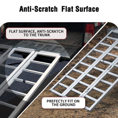 Image showing  1500 lb. Tri-Fold Almnm Ramp 69 in. x 45 in.