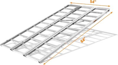 Image showing 7 th Rockland 1500 lb. Trifold Aluminum Ramp 84 x 55in.